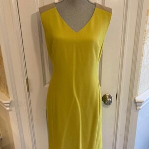 Ann Taylor Jersey Knit Color Blocked Sheath Dress